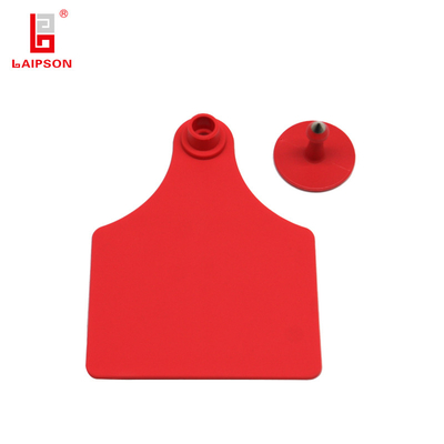 100mm Large Size Visual Tpu Marked Identification Ear Tag With Printing Numbers For Cattle Cow Horse