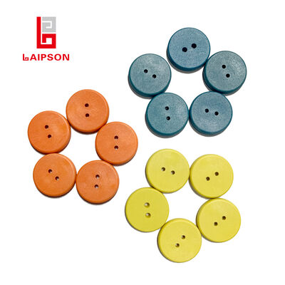 Waterproof UHF Ear Tag RFID Laundry Tag with Laser Printing Serial Number and QR Code for Inventory and Logistic Tracking