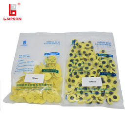 Small Tamper Proof Hog Ear Tags , Swine Ear Tags Plastic Tpu Material