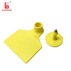 5m Reading Range Reusable Tpu Uhf Ear Tag , Cow Ear Tags With Dairy System