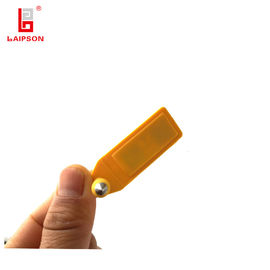 Orange Color RFID UHF Animal Identification Tags Long Reading Distance For Sheep Farm