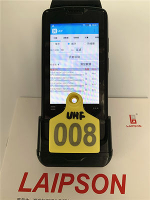 5m Reading Range Reusable Tpu Uhf Ear Tag , Cow Ear Tags With Dairy System